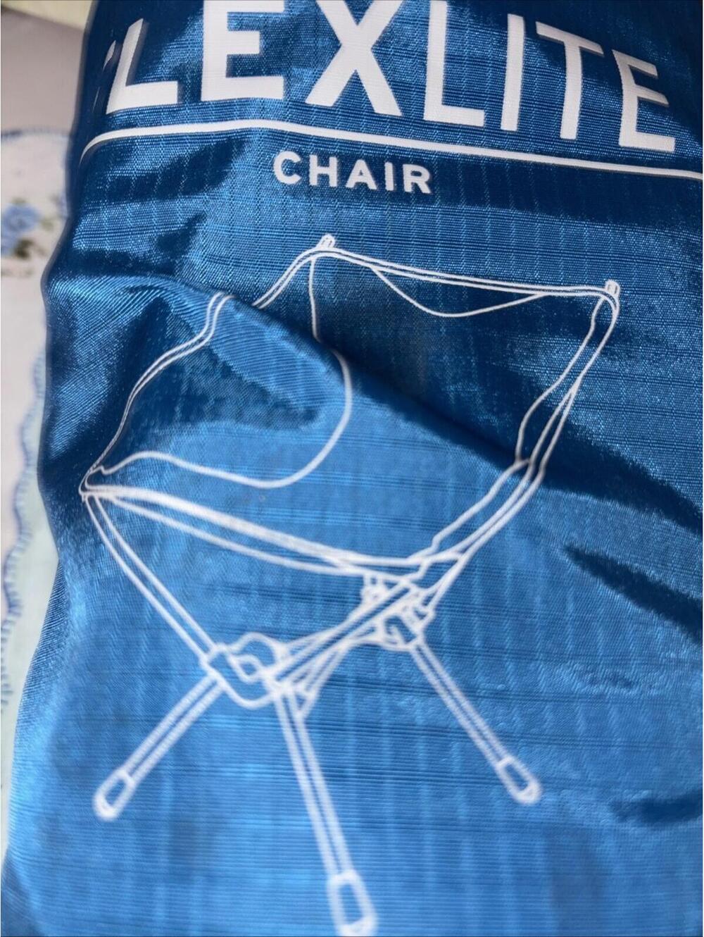 REI Co-Op Flexlite Camp Chair Blue Lightweight Backpacking Chair EXCELLENT - Picture 2 of 4